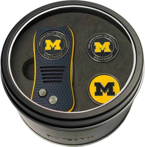 Team Golf Michigan Wolverines Switchfix Divot Tool and Ball Markers Set