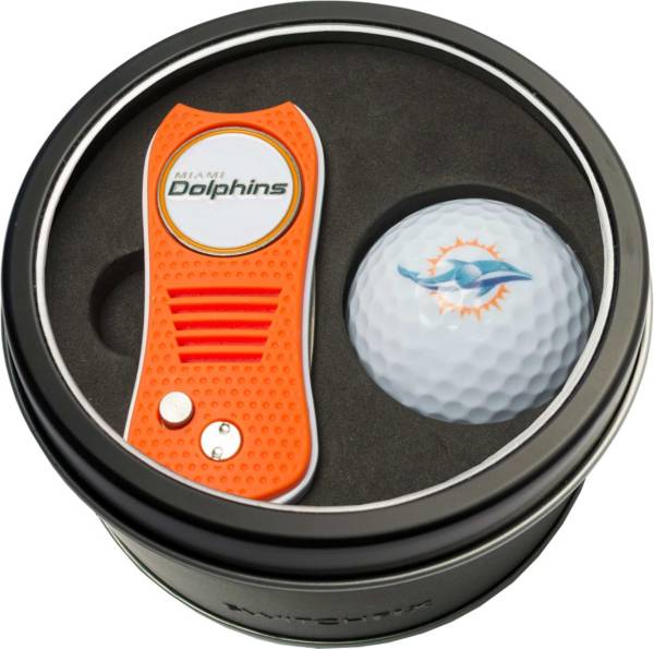 Team Golf Miami Dolphins Switchfix Divot Tool and Golf Ball Set