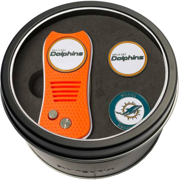 Team Golf Miami Dolphins Switchfix Divot Tool and Ball Markers Set