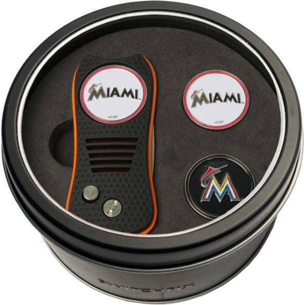 Team Golf Miami Marlins Switchfix Divot Tool and Ball Markers Set