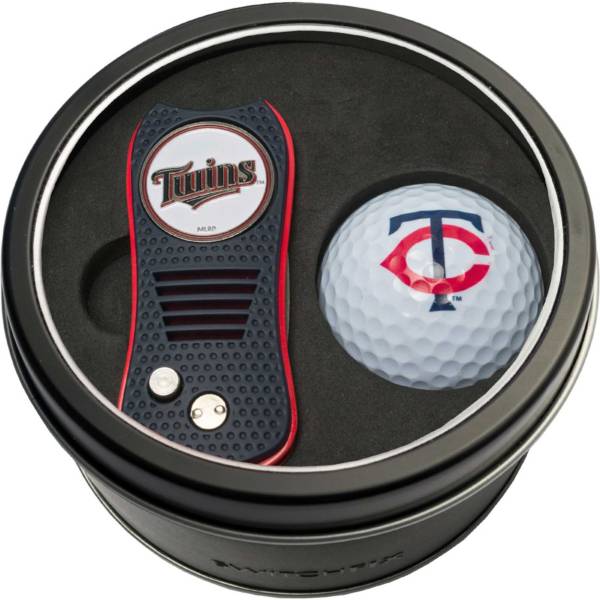 Team Golf Minnesota Twins Switchfix Divot Tool and Golf Ball Set