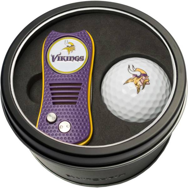 Team Golf Minnesota Vikings Switchfix Divot Tool and Golf Ball Set