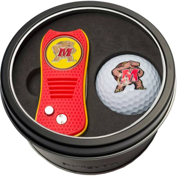 Team Golf Maryland Terrapins Switchfix Divot Tool and Golf Ball Set