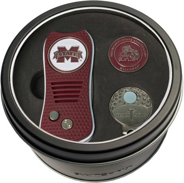 Team Golf Mississippi State Bulldogs Switchfix Divot Tool and Cap Clip Set