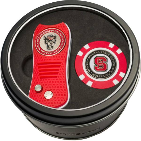 Team Golf NC State Wolfpack Switchfix Divot Tool and Poker Chip Ball Marker Set