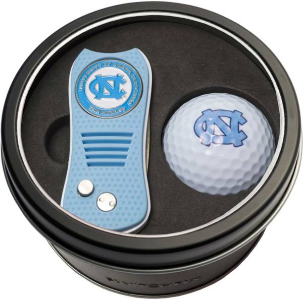 Team Golf North Carolina Tar Heels Switchfix Divot Tool and Golf Ball Set