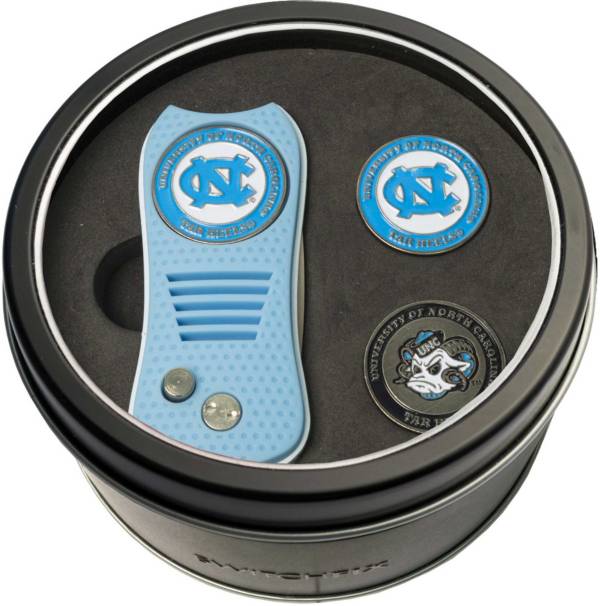 Team Golf North Carolina Tar Heels Switchfix Divot Tool and Ball Markers Set