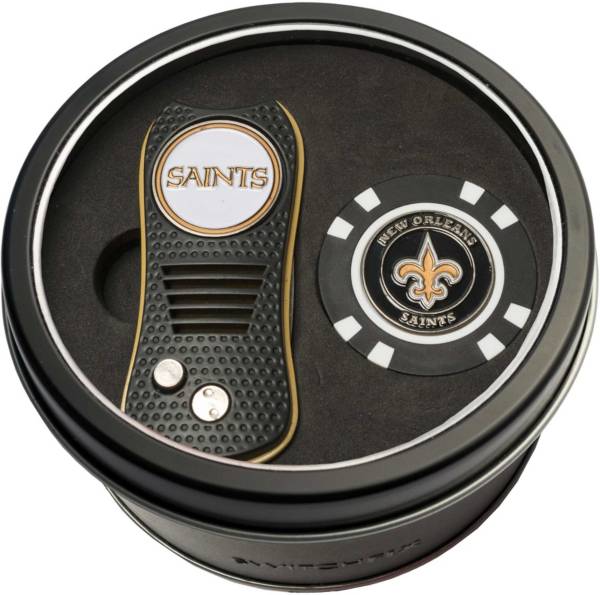 Team Golf New Orleans SaintsSwitchfix Divot Tool and Poker Chip Ball Marker Set
