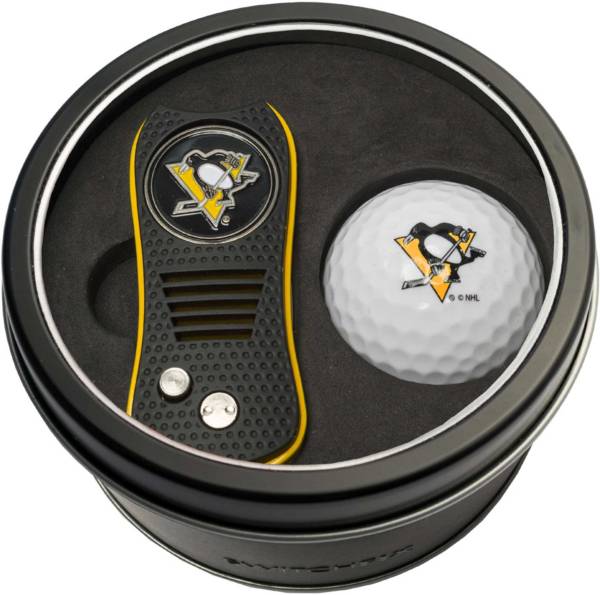 Team Golf Pittsburgh Penguins Switchfix Divot Tool and Golf Ball Set