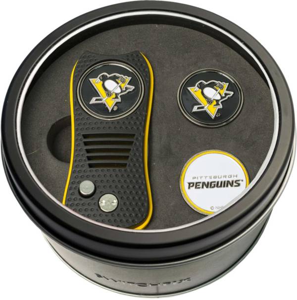 Team Golf Pittsburgh Penguins Switchfix Divot Tool and Ball Markers Set