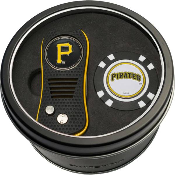 Team Golf Pittsburgh Pirates Switchfix Divot Tool and Poker Chip Ball Marker Set