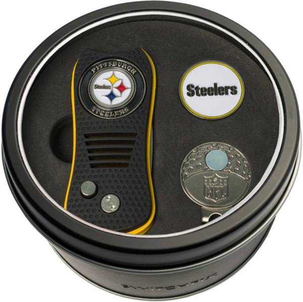 Team Golf Pittsburgh Steelers Switchfix Divot Tool and Cap Clip Set