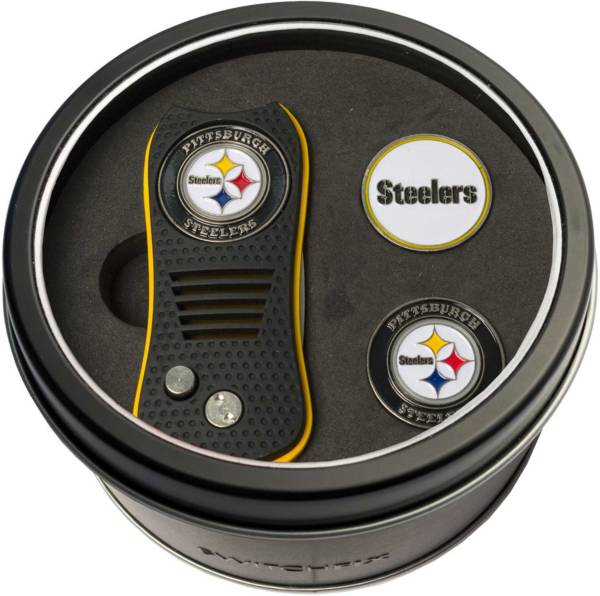 Team Golf Pittsburgh Steelers Switchfix Divot Tool and Ball Markers Set