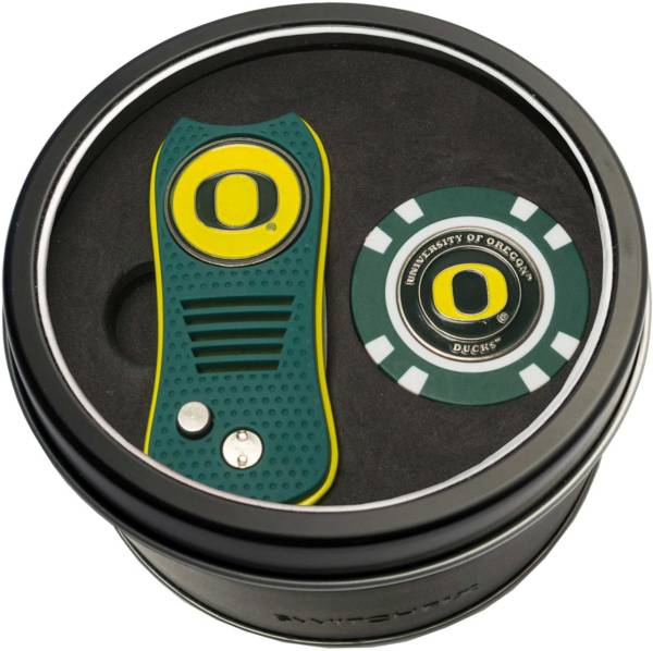 Team Golf Oregon Ducks Switchfix Divot Tool and Poker Chip Ball Marker Set