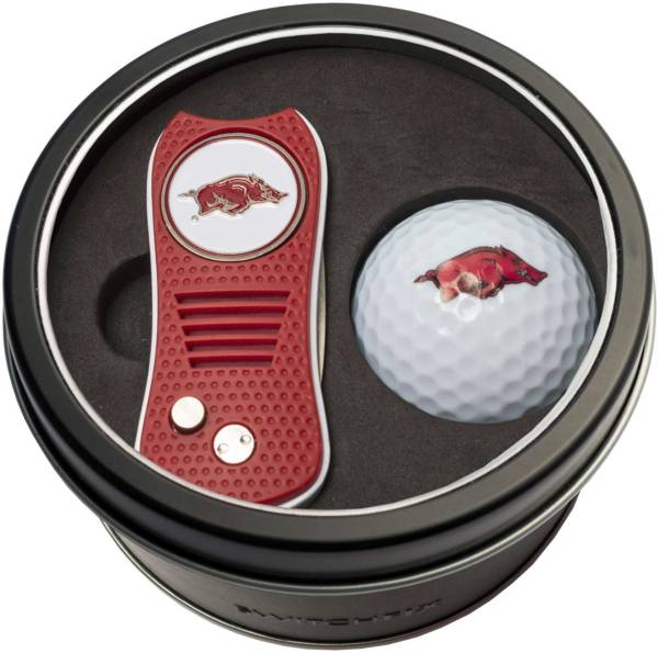 Team Golf Arkansas Razorbacks Switchfix Divot Tool and Golf Ball Set