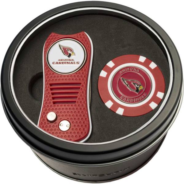 Team Golf Arizona Cardinals Switchfix Divot Tool and Poker Chip Ball Marker Set