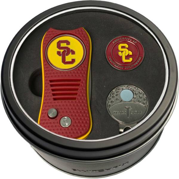 Team Golf USC Trojans Switchfix Divot Tool and Cap Clip Set