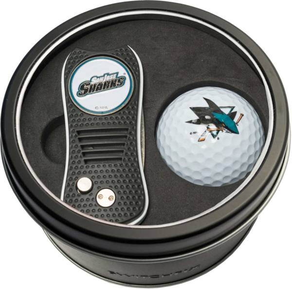 Team Golf San Jose Sharks Switchfix Divot Tool and Golf Ball Set