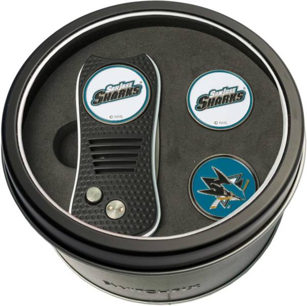 Team Golf San Jose Sharks Switchfix Divot Tool and Ball Markers Set