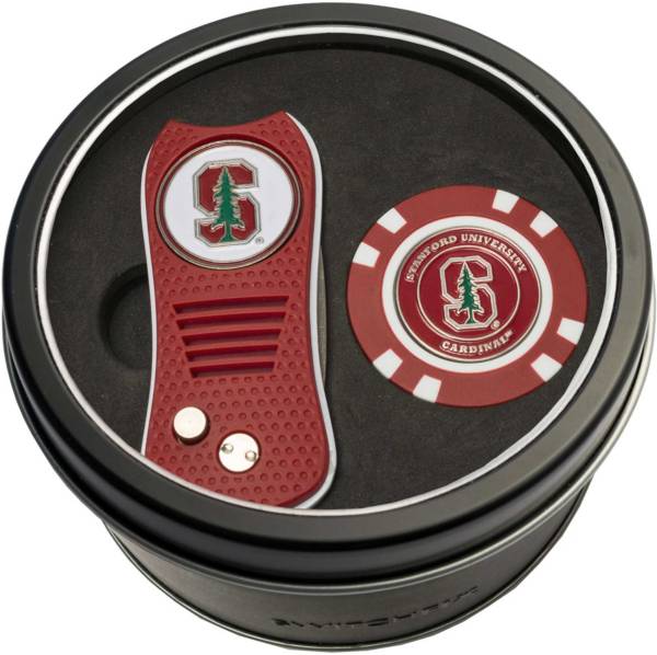 Team Golf Stanford CardinalSwitchfix Divot Tool and Poker Chip Ball Marker Set