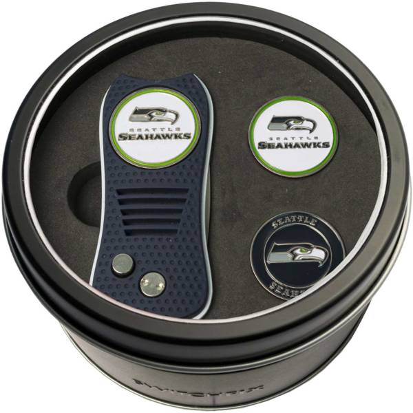 Team Golf Seattle Seahawks Switchfix Divot Tool and Ball Markers Set