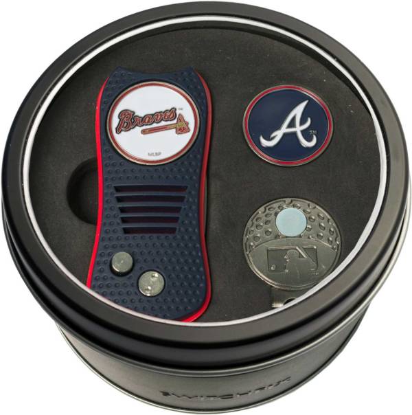 Team Golf Atlanta Braves Switchfix Divot Tool and Cap Clip Set