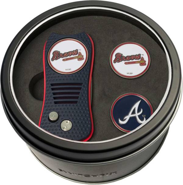 Team Golf Atlanta Braves Switchfix Divot Tool and Ball Markers Set