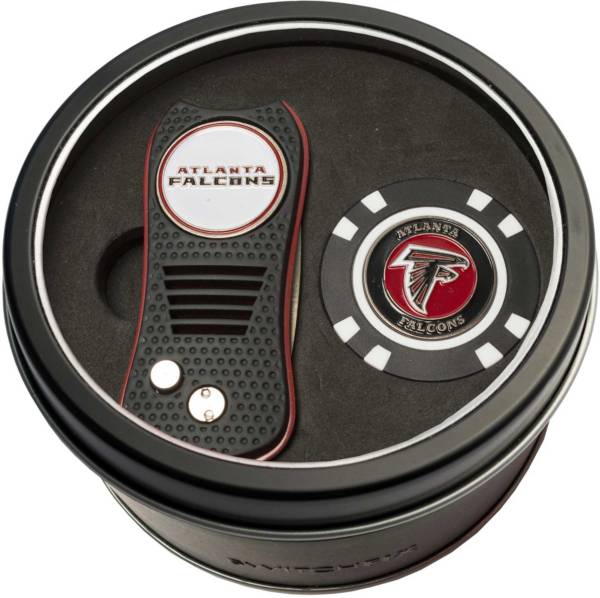 Team Golf Atlanta Falcons Switchfix Divot Tool and Poker Chip Ball Marker Set