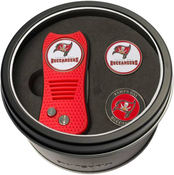 Team Golf Tampa Bay Buccaneers Switchfix Divot Tool and Ball Markers Set