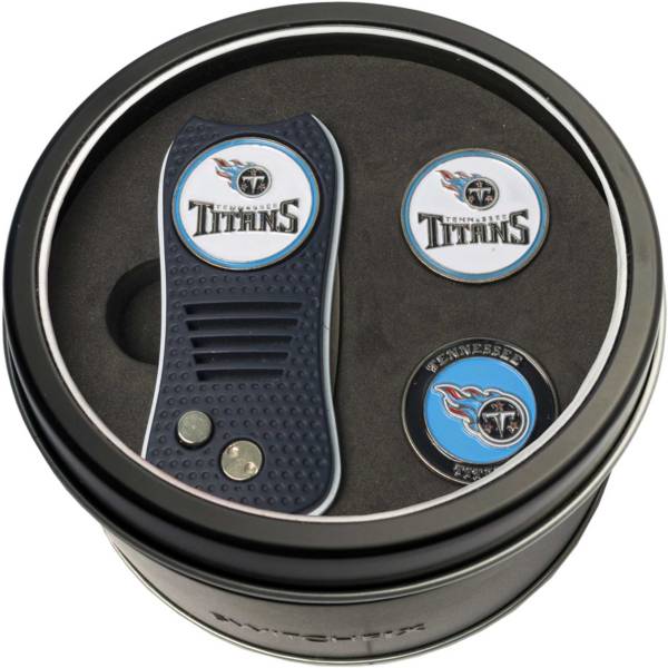 Team Golf Tennessee Titans Switchfix Divot Tool and Ball Markers Set