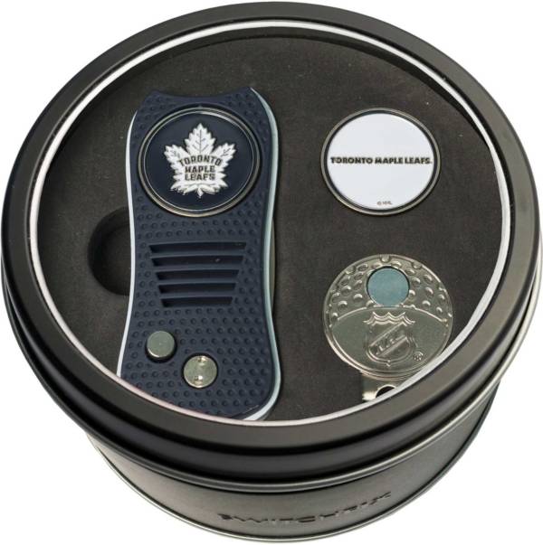 Team Golf Toronto Maple Leafs Switchfix Divot Tool and Cap Clip Set