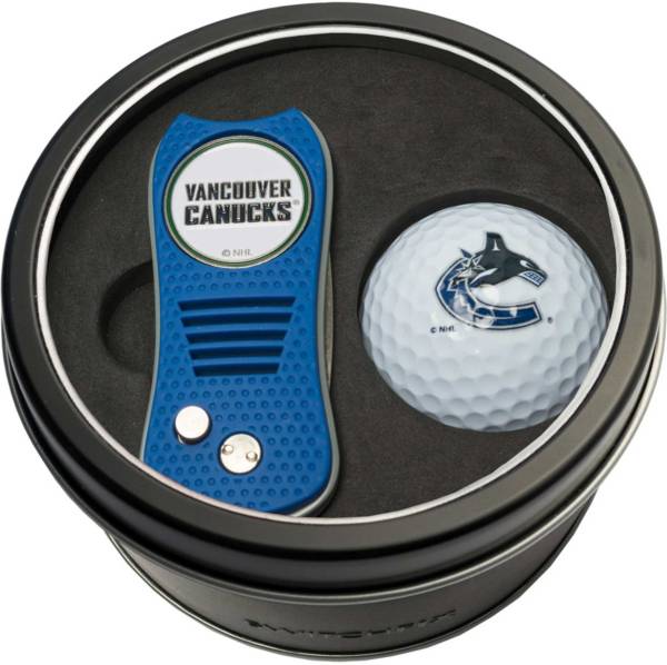 Team Golf Vancouver Canucks Switchfix Divot Tool and Golf Ball Set