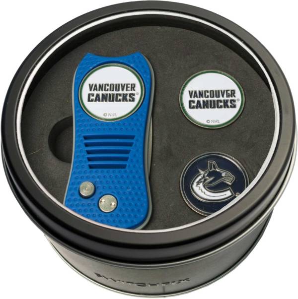 Team Golf Vancouver Canucks Switchfix Divot Tool and Ball Markers Set