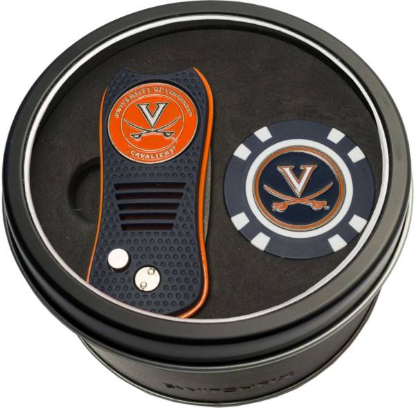 Team Golf Virginia Cavaliers Switchfix Divot Tool and Poker Chip Ball Marker Set