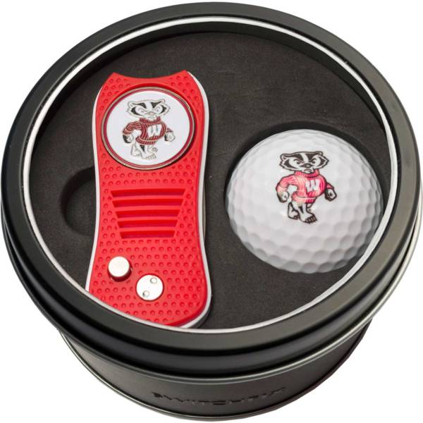 Team Golf Wisconsin Badgers Switchfix Divot Tool and Golf Ball Set product image