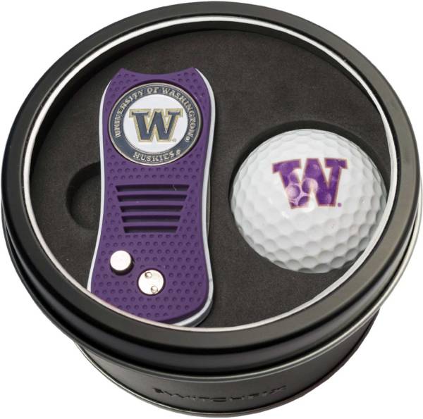 Team Golf Washington Huskies Switchfix Divot Tool and Golf Ball Set