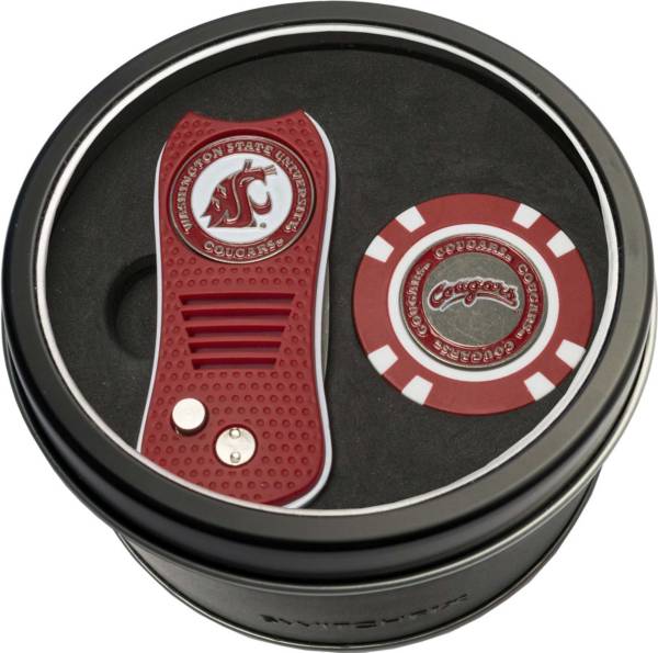 Team Golf Washington State Cougars Switchfix Divot Tool and Poker Chip Ball Marker Set