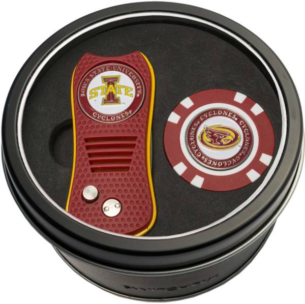 Team Golf Iowa State Cyclones Switchfix Divot Tool and Poker Chip Ball Marker Set