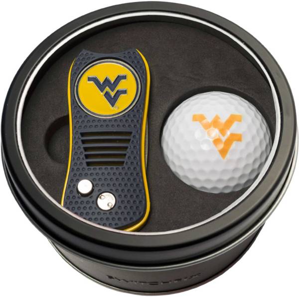 Team Golf West Virginia Mountaineers Switchfix Divot Tool and Golf Ball Set