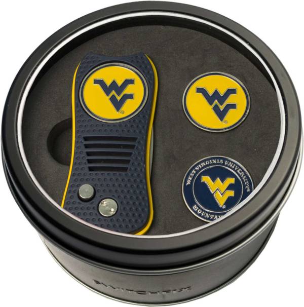 Team Golf West Virginia Mountaineers Switchfix Divot Tool and Ball Markers Set