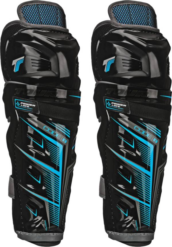 Tour Adult Code 1 Roller Hockey Shin Guards