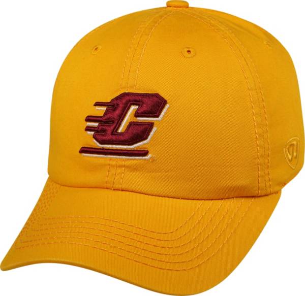 Top of the World Men's Central Michigan Chippewas Gold Crew Adjustable Hat