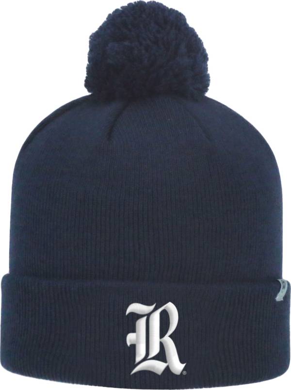 Top of the World Men's Rice Owls Blue Pom Knit Beanie