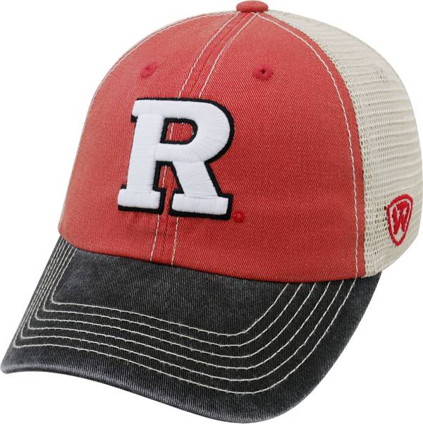 Top of the World Men's Rutgers Scarlet Knights Scarlet/White/Black Off Road Adjustable Hat