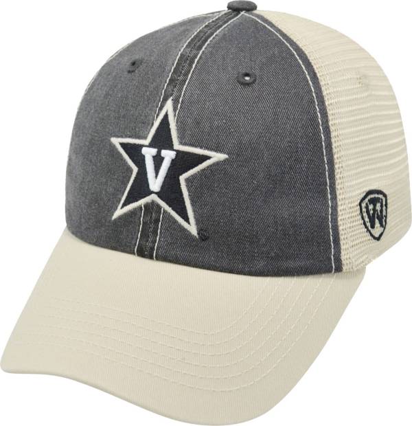 Top of the World Men's Vanderbilt Commodores Black/White Off Road Adjustable Hat