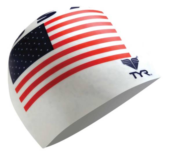 TYR USA Silicone Swim Cap