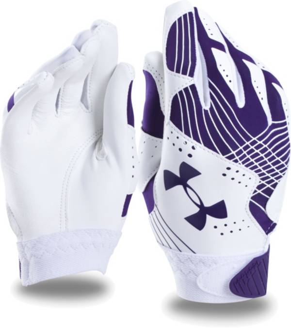 Under Armour Girls' Radar Softball Batting Gloves