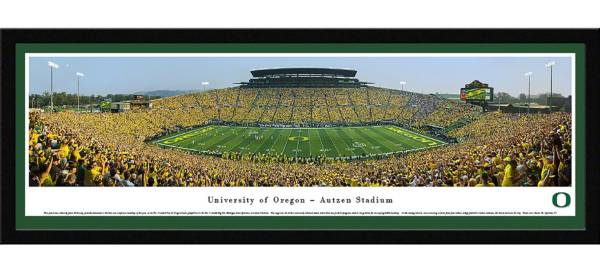 Blakeway Panoramas Oregon Ducks Framed Panorama Poster