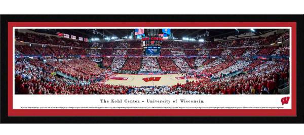 Blakeway Panoramas Wisconsin Badgers Framed Panorama Poster