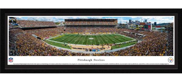 Blakeway Panoramas Pittsburgh Steelers Framed Panorama Poster